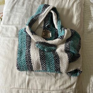 Baja Joe Striped Hoodie ( black, blue, crème)